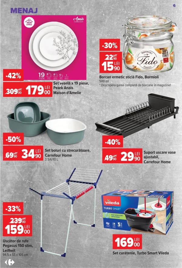 Catalog Carrefour - Catalogul cu reduceri NonFood, pagina 6: reduceri și oferte 22 iulie - 04 august 2026