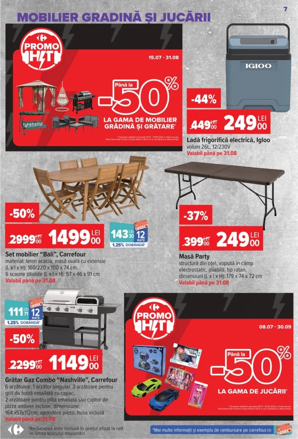 Catalog Carrefour - Catalogul cu reduceri NonFood, pagina 7: reduceri și oferte 22 iulie - 04 august 2026