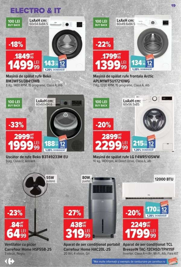 Catalog Carrefour - Catalogul cu reduceri NonFood, pagina 19: reduceri și oferte 22 iulie - 04 august 2026