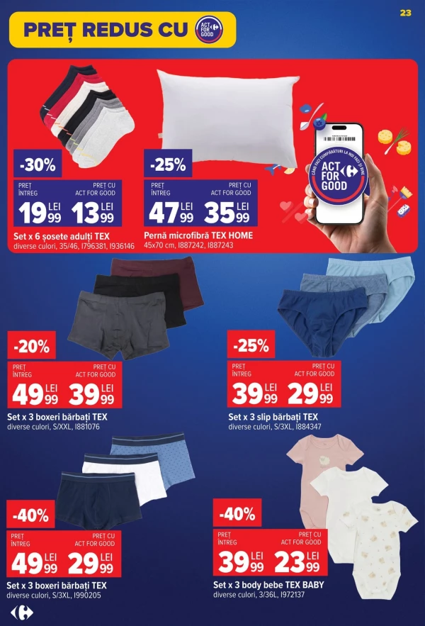 Catalog Carrefour - Catalogul cu reduceri NonFood, pagina 23: reduceri și oferte 22 iulie - 04 august 2026