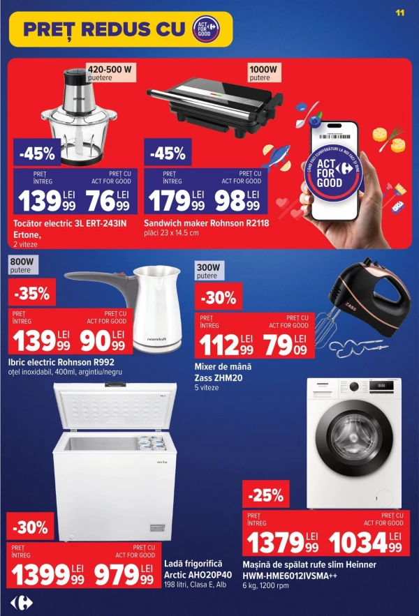 Catalog Carrefour - Catalogul cu reduceri NonFood, pagina 11: reduceri și oferte 22 iulie - 04 august 2026