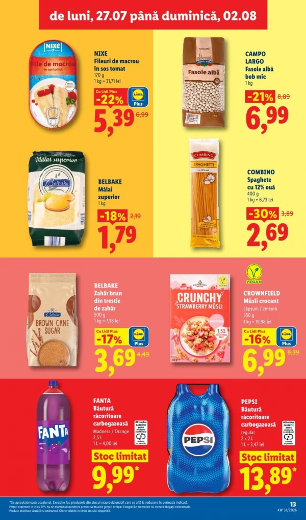 Каталог Lidl - Каталог скидок, страница 13: скидки и акции 27 июля - 02 августа 2026