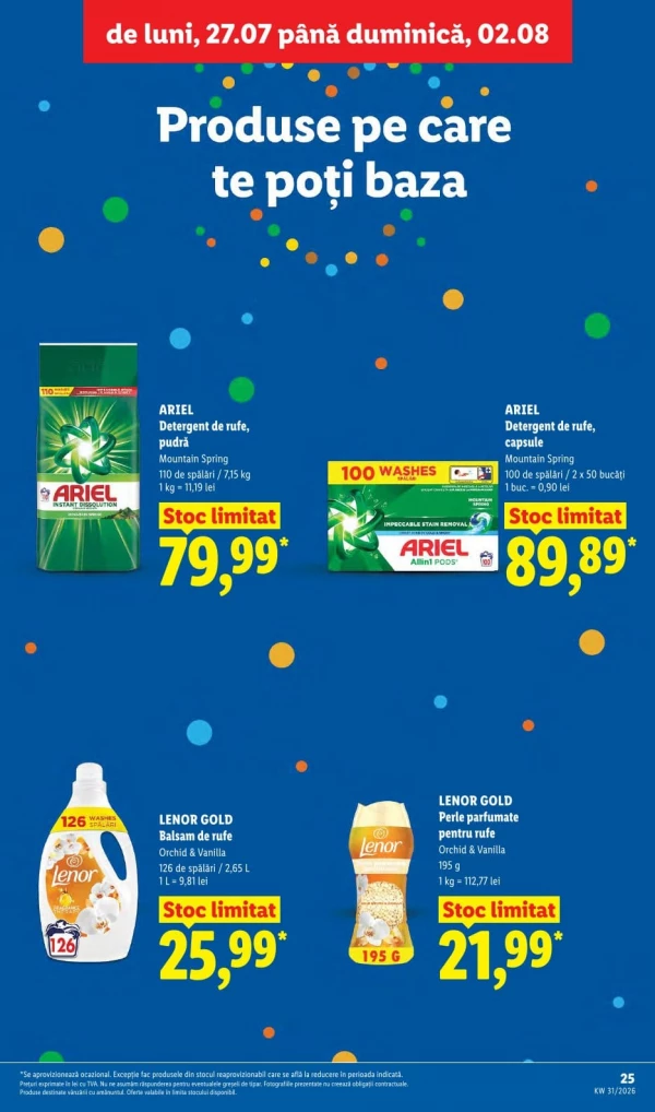 Каталог Lidl - Каталог скидок, страница 25: скидки и акции 27 июля - 02 августа 2026