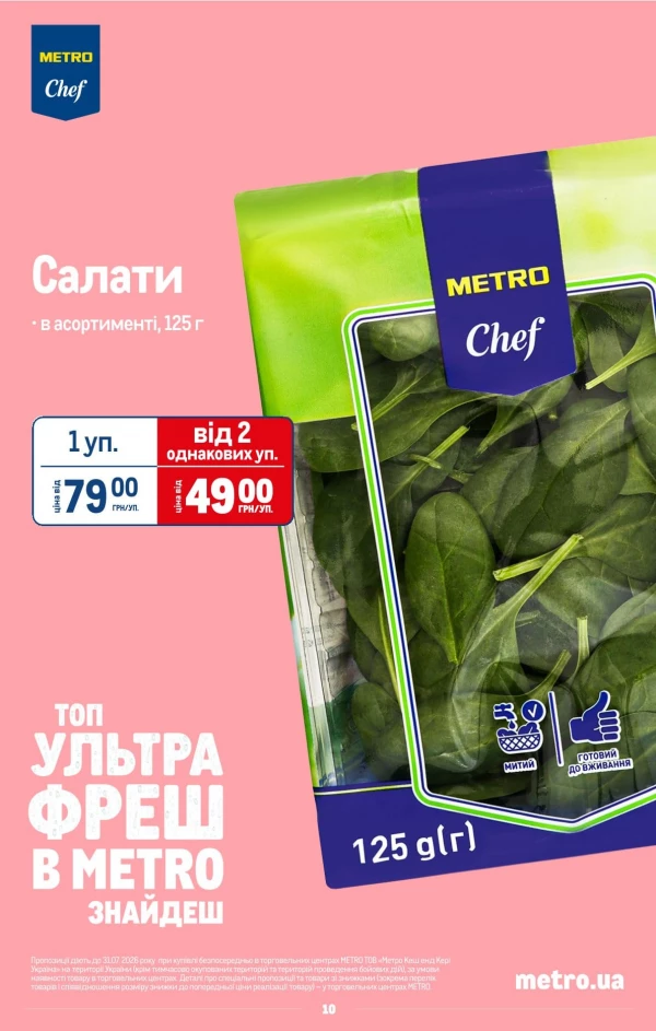 Каталог Metro - Каталог знижок, сторінка 12: знижки та акції 22 липня - 11 серпня 2026