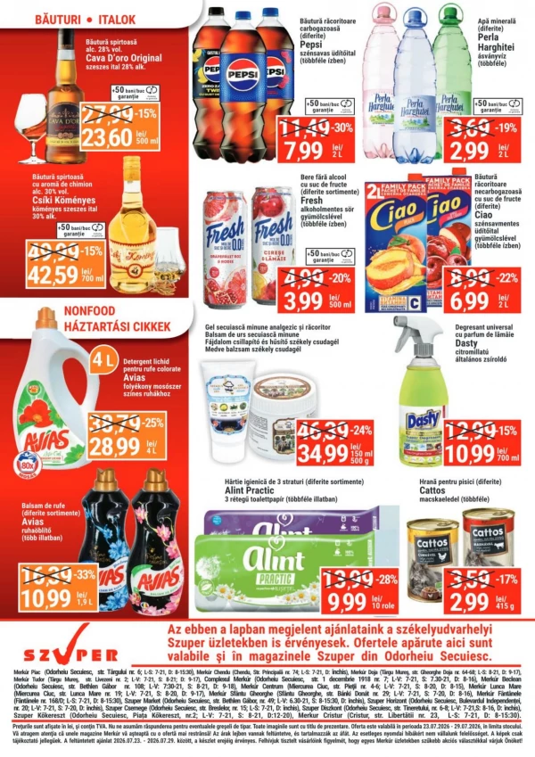 Catalog Merkur - Catalogul cu reduceri, pagina 4: reduceri și oferte 23 - 29 iulie 2026