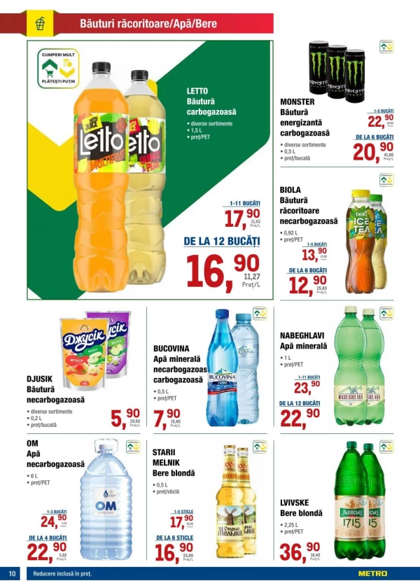 Catalog Metro - Catalogul cu reduceri, pagina 10: reduceri și oferte 23 iulie - 05 august 2026