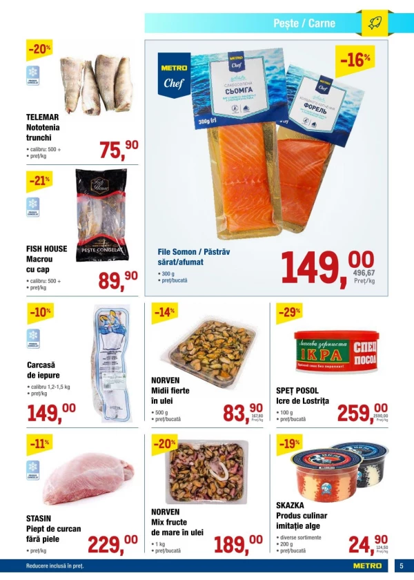 Catalog Metro - Catalogul cu reduceri, pagina 5: reduceri și oferte 23 iulie - 05 august 2026