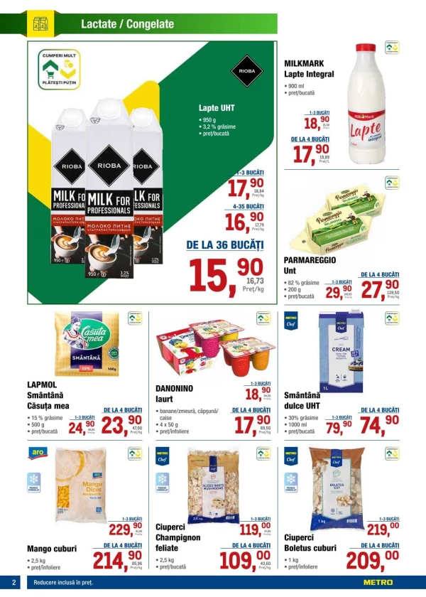 Catalog Metro - Catalogul cu reduceri, pagina 2: reduceri și oferte 23 iulie - 05 august 2026