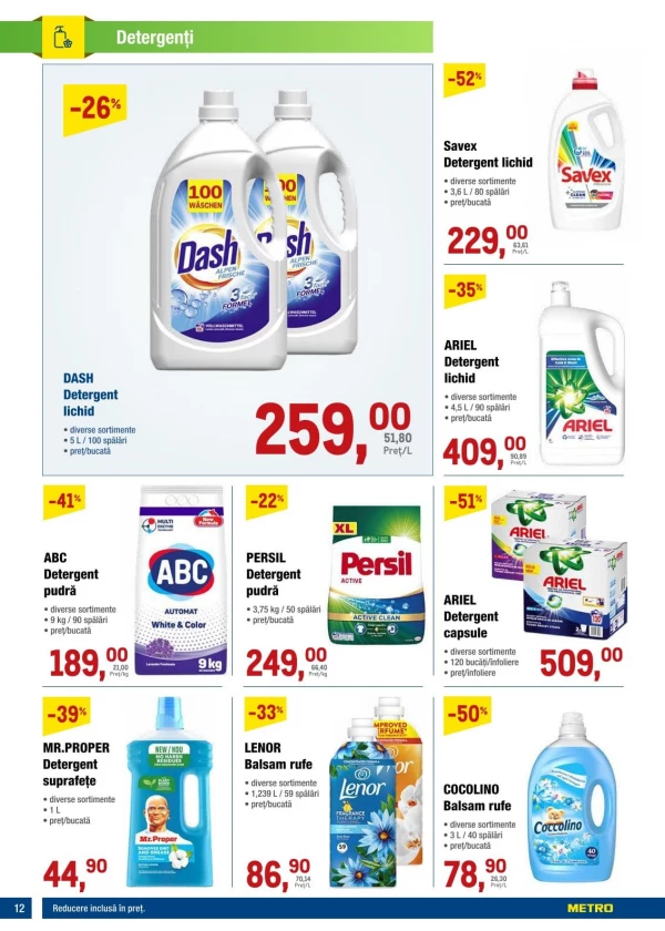 Catalog Metro - Catalogul cu reduceri, pagina 12: reduceri și oferte 23 iulie - 05 august 2026