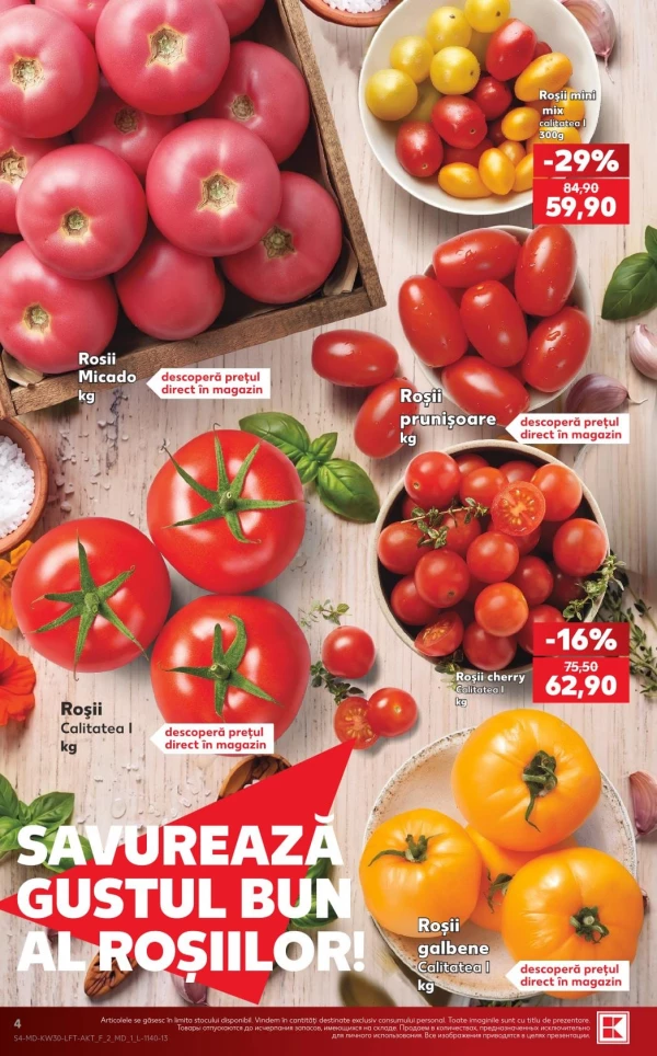 Catalog Kaufland - Catalogul cu reduceri, pagina 4: reduceri și oferte 23 - 29 iulie 2026