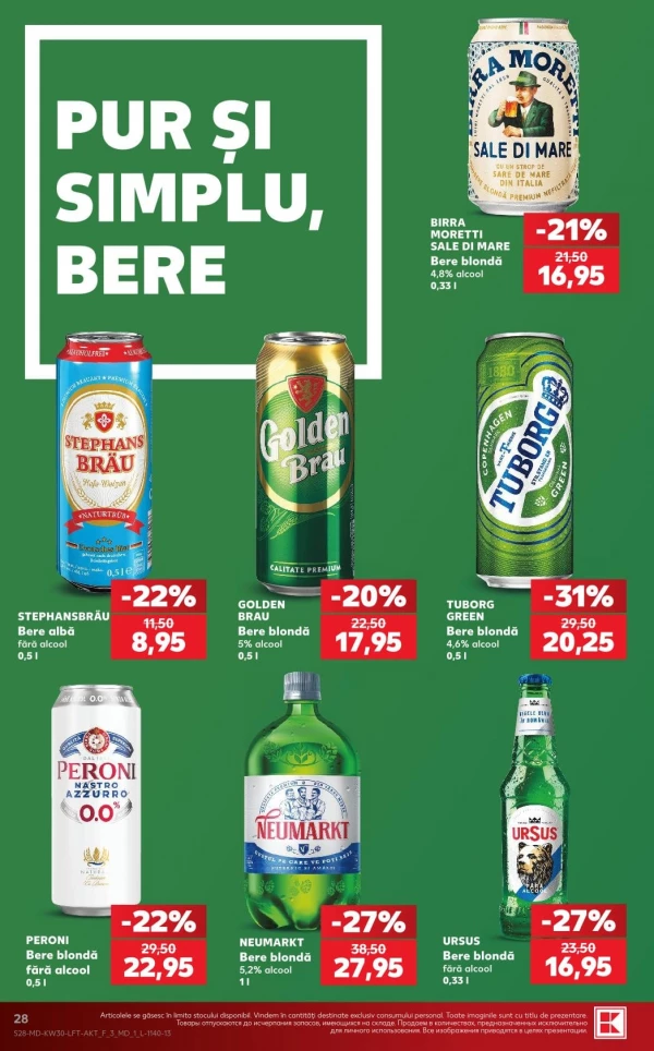 Catalog Kaufland - Catalogul cu reduceri, pagina 28: reduceri și oferte 23 - 29 iulie 2026