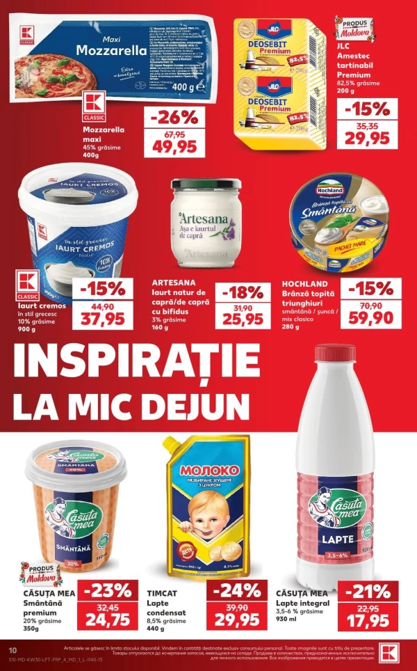 Catalog Kaufland - Catalogul cu reduceri, pagina 10: reduceri și oferte 23 - 29 iulie 2026