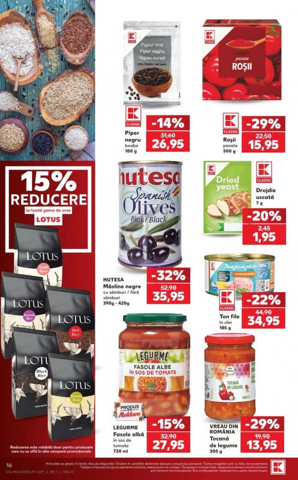 Catalog Kaufland - Catalogul cu reduceri, pagina 16: reduceri și oferte 23 - 29 iulie 2026