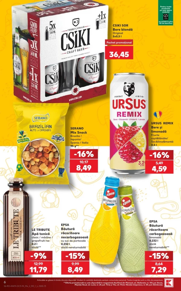 Catalog Kaufland - Catalogul tematic, pagina 6: reduceri și oferte 29 iulie - 04 august 2026