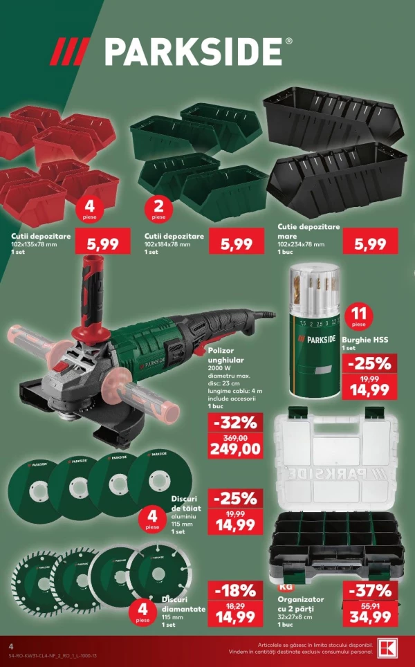 Catalog Kaufland - Catalogul cu reduceri NonFood, pagina 4: reduceri și oferte 29 iulie - 04 august 2026