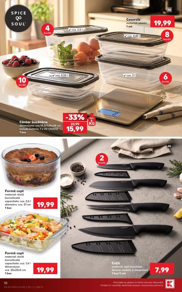 Catalog Kaufland - Catalogul cu reduceri NonFood, pagina 10: reduceri și oferte 29 iulie - 04 august 2026