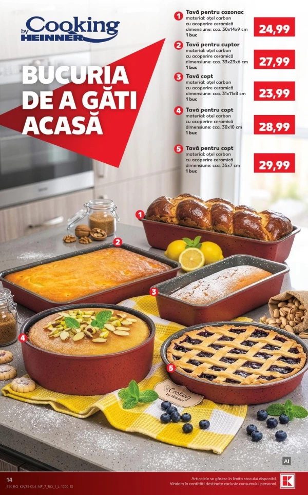 Catalog Kaufland - Catalogul cu reduceri NonFood, pagina 14: reduceri și oferte 29 iulie - 04 august 2026