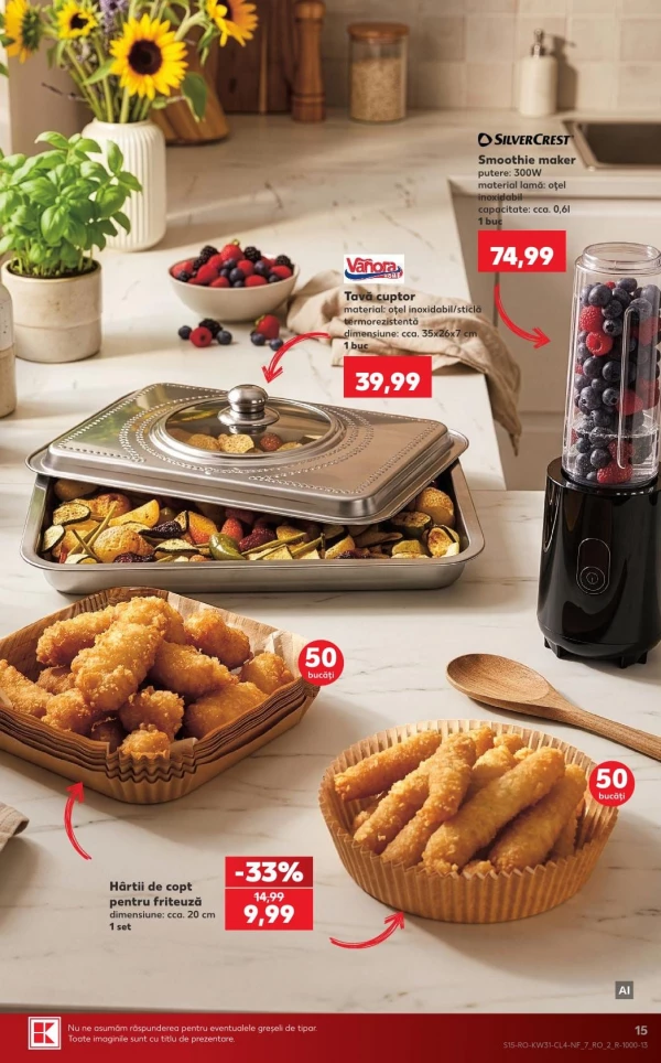 Catalog Kaufland - Catalogul cu reduceri NonFood, pagina 15: reduceri și oferte 29 iulie - 04 august 2026