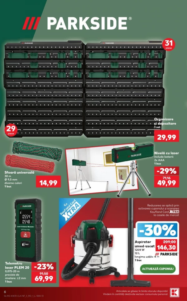 Catalog Kaufland - Catalogul cu reduceri NonFood, pagina 6: reduceri și oferte 29 iulie - 04 august 2026