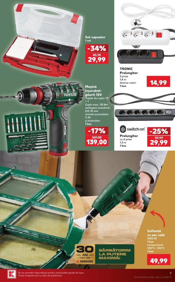 Catalog Kaufland - Catalogul cu reduceri NonFood, pagina 7: reduceri și oferte 29 iulie - 04 august 2026