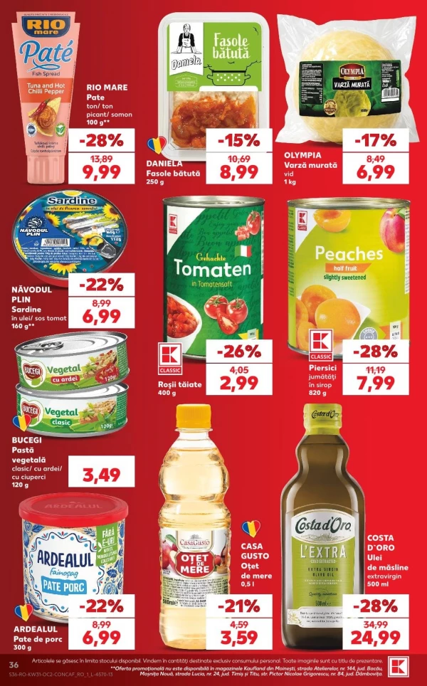 Catalog Kaufland - Catalogul cu reduceri, pagina 36: reduceri și oferte 29 iulie - 04 august 2026