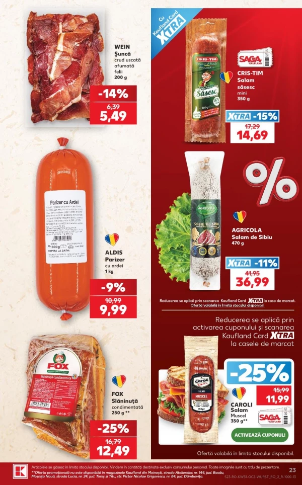 Catalog Kaufland - Catalogul cu reduceri, pagina 23: reduceri și oferte 29 iulie - 04 august 2026