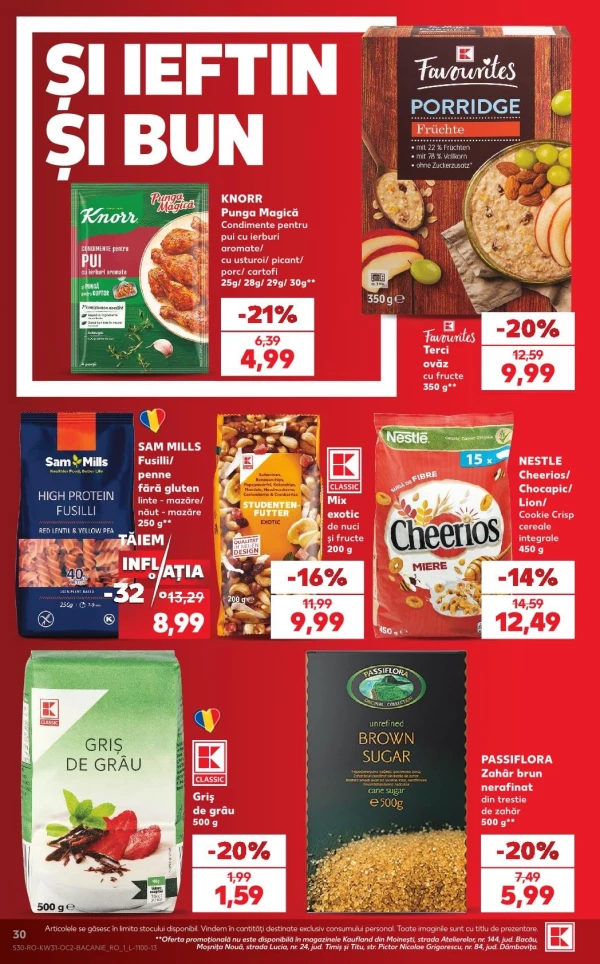 Catalog Kaufland - Catalogul cu reduceri, pagina 30: reduceri și oferte 29 iulie - 04 august 2026