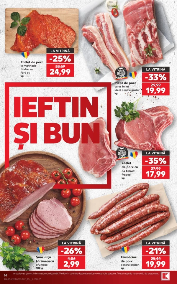 Catalog Kaufland - Catalogul cu reduceri, pagina 14: reduceri și oferte 29 iulie - 04 august 2026