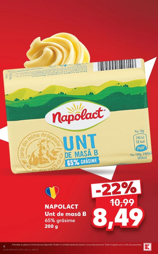 Catalog Kaufland - Catalogul cu reduceri, pagina 6: reduceri și oferte 29 iulie - 04 august 2026