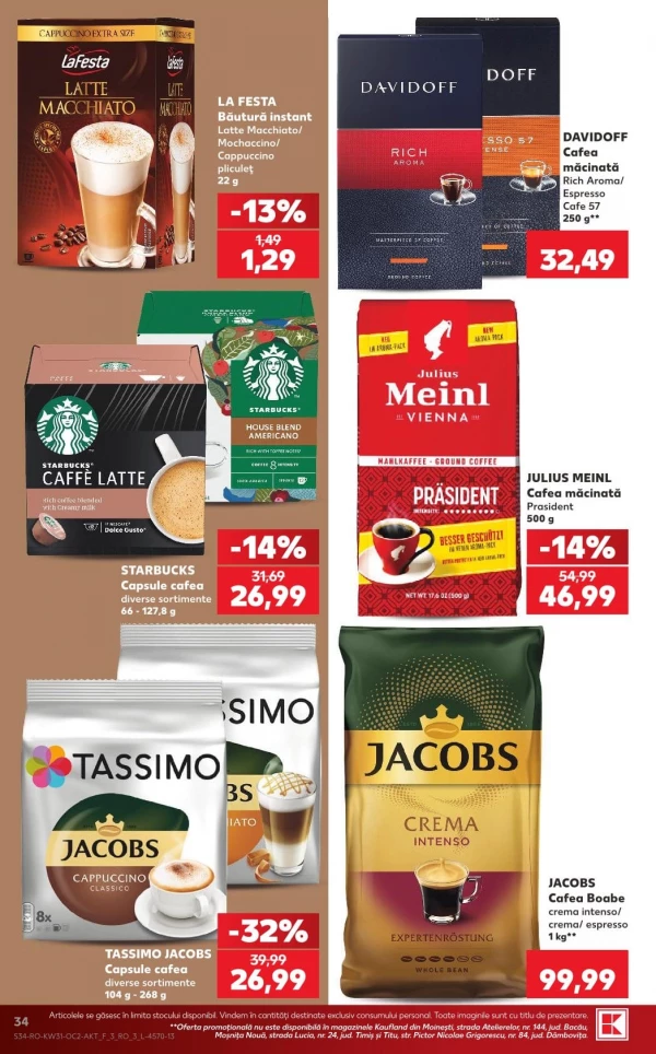 Catalog Kaufland - Catalogul cu reduceri, pagina 34: reduceri și oferte 29 iulie - 04 august 2026