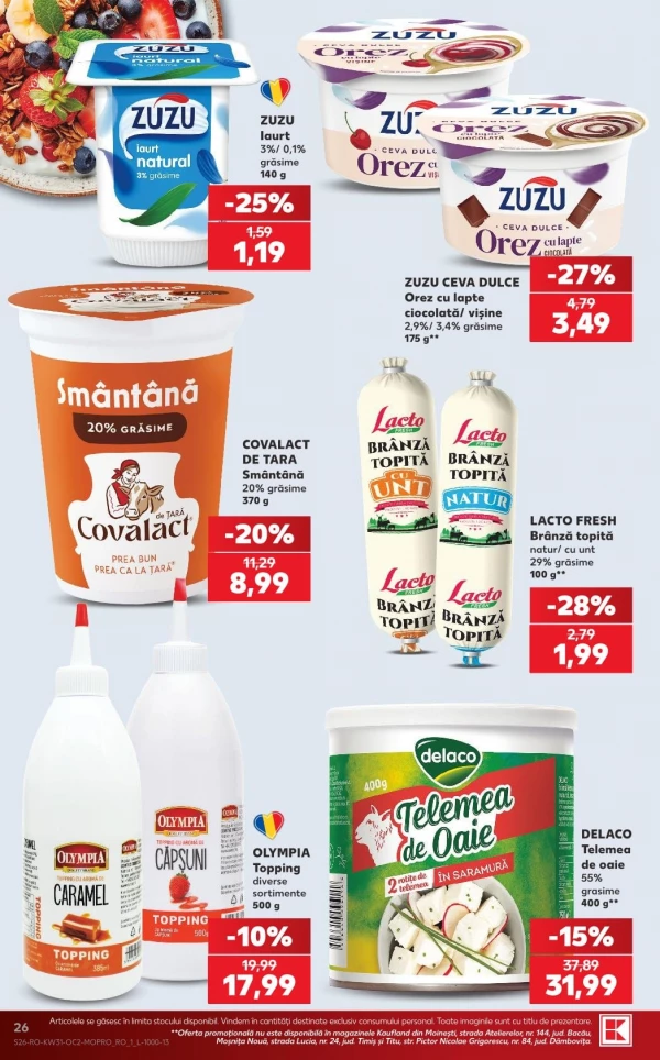 Catalog Kaufland - Catalogul cu reduceri, pagina 26: reduceri și oferte 29 iulie - 04 august 2026