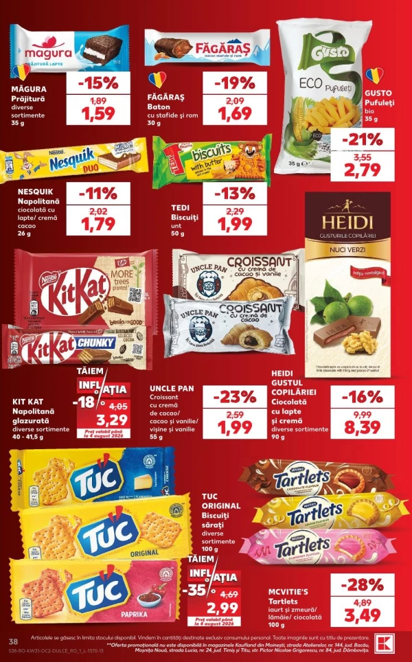 Catalog Kaufland - Catalogul cu reduceri, pagina 38: reduceri și oferte 29 iulie - 04 august 2026