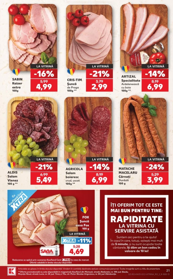 Catalog Kaufland - Catalogul cu reduceri, pagina 21: reduceri și oferte 29 iulie - 04 august 2026