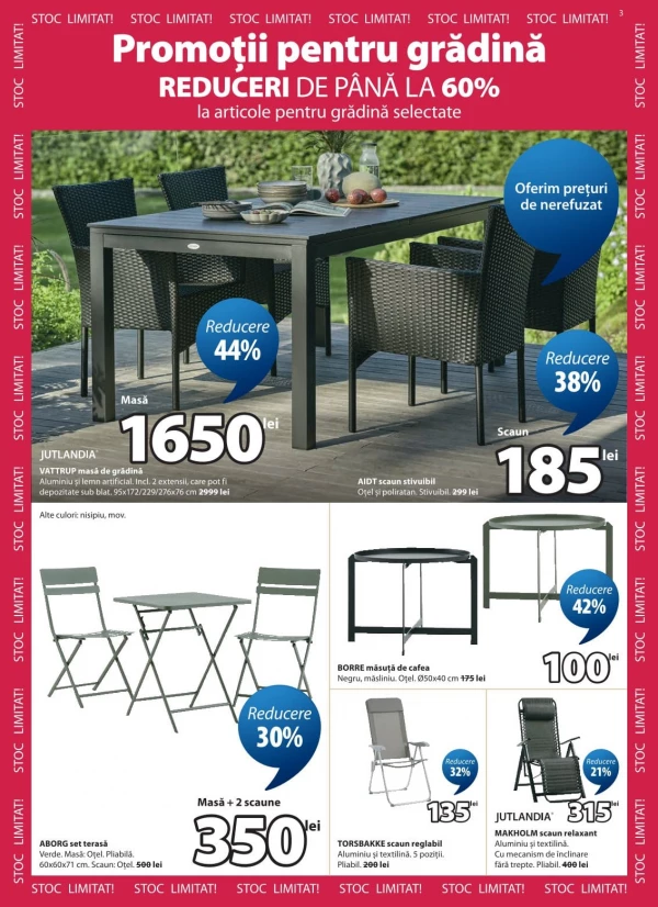 Catalog JYSK - Catalogul cu reduceri, pagina 3: reduceri și oferte 23 iulie - 24 august 2026