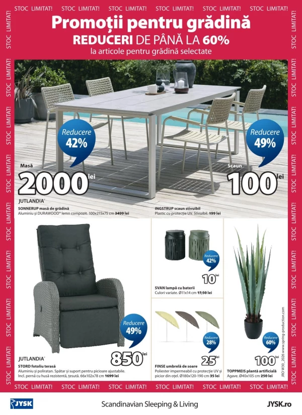 Catalog JYSK - Catalogul cu reduceri, pagina 8: reduceri și oferte 23 iulie - 24 august 2026