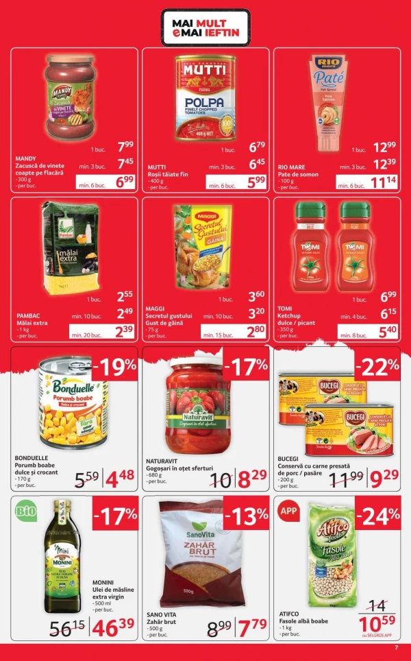 Catalog Selgros - Catalogul cu reduceri Magazine mici, pagina 7: reduceri și oferte 24 iulie - 06 august 2026
