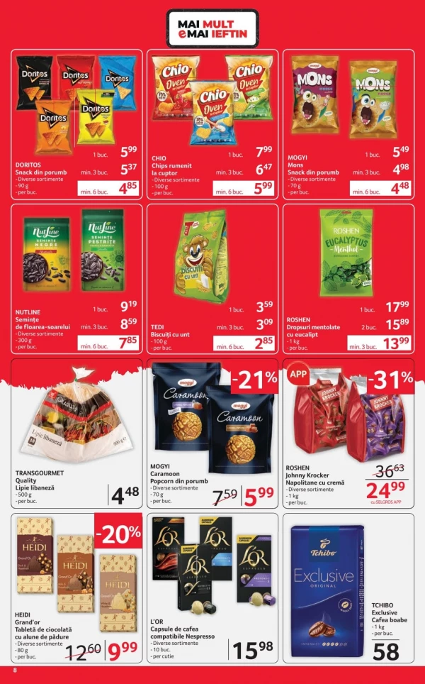 Catalog Selgros - Catalogul cu reduceri Magazine mici, pagina 8: reduceri și oferte 24 iulie - 06 august 2026