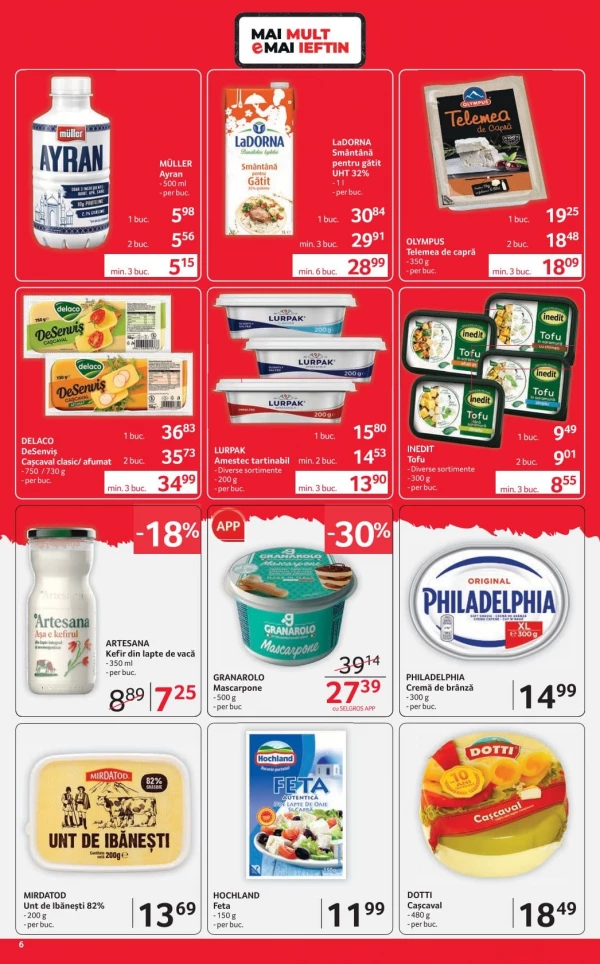 Catalog Selgros - Catalogul cu reduceri Magazine mici, pagina 6: reduceri și oferte 24 iulie - 06 august 2026