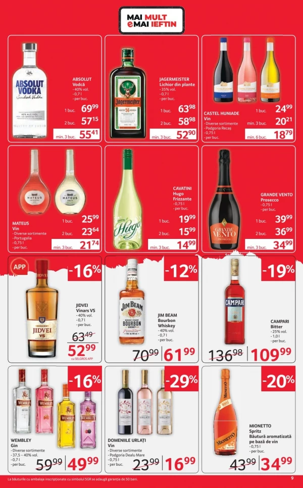 Catalog Selgros - Catalogul cu reduceri Magazine mici, pagina 9: reduceri și oferte 24 iulie - 06 august 2026