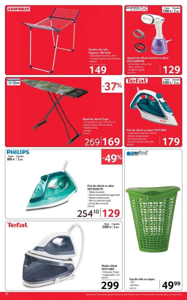 Catalog Selgros - Catalogul cu reduceri NonFood, pagina 22: reduceri și oferte 24 iulie - 06 august 2026