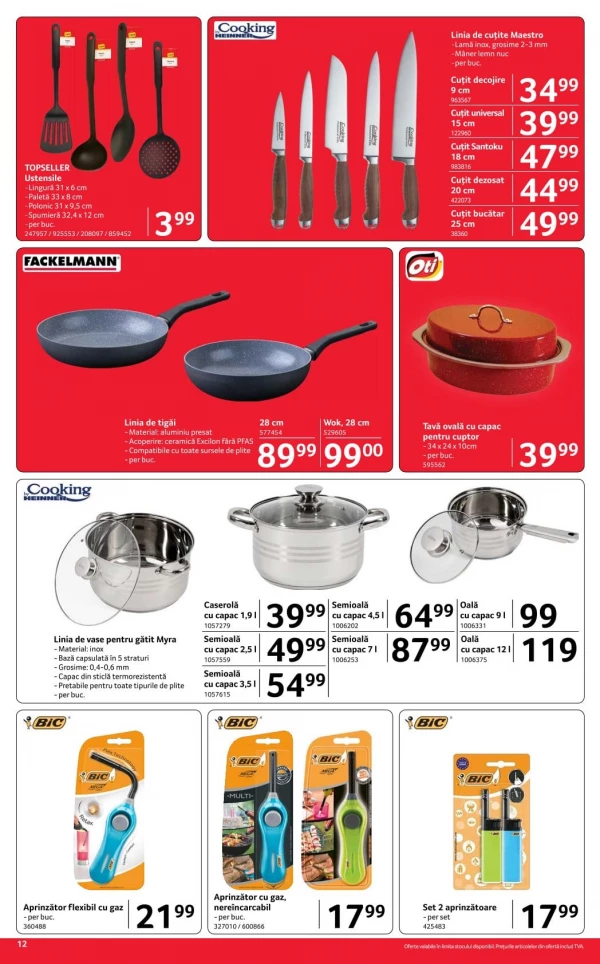 Catalog Selgros - Catalogul cu reduceri NonFood, pagina 12: reduceri și oferte 24 iulie - 06 august 2026