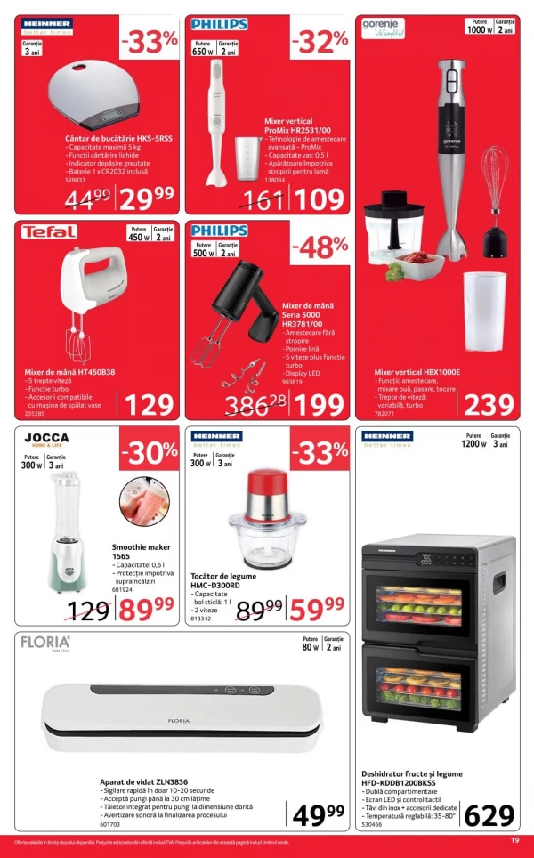 Catalog Selgros - Catalogul cu reduceri NonFood, pagina 19: reduceri și oferte 24 iulie - 06 august 2026