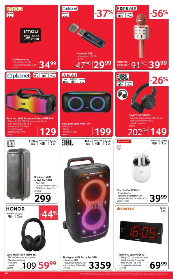 Catalog Selgros - Catalogul cu reduceri NonFood, pagina 26: reduceri și oferte 24 iulie - 06 august 2026