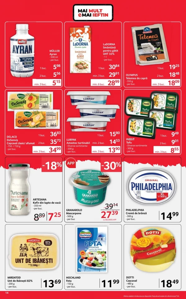 Catalog Selgros - Catalogul cu reduceri, pagina 14: reduceri și oferte 24 iulie - 06 august 2026