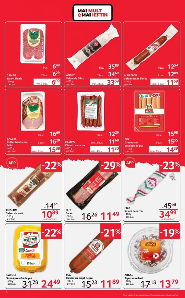 Catalog Selgros - Catalogul cu reduceri, pagina 4: reduceri și oferte 24 iulie - 06 august 2026