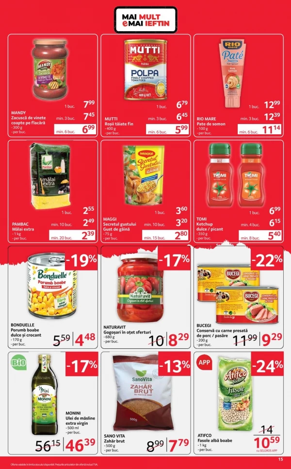 Catalog Selgros - Catalogul cu reduceri, pagina 15: reduceri și oferte 24 iulie - 06 august 2026