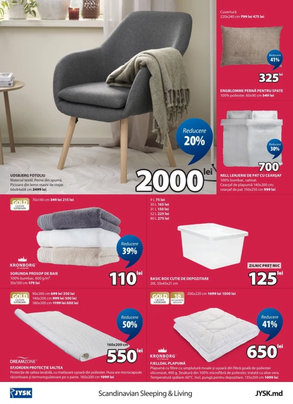 Catalog Jysk - Catalogul cu reduceri, pagina 16: reduceri și oferte 30 iulie - 26 august 2026