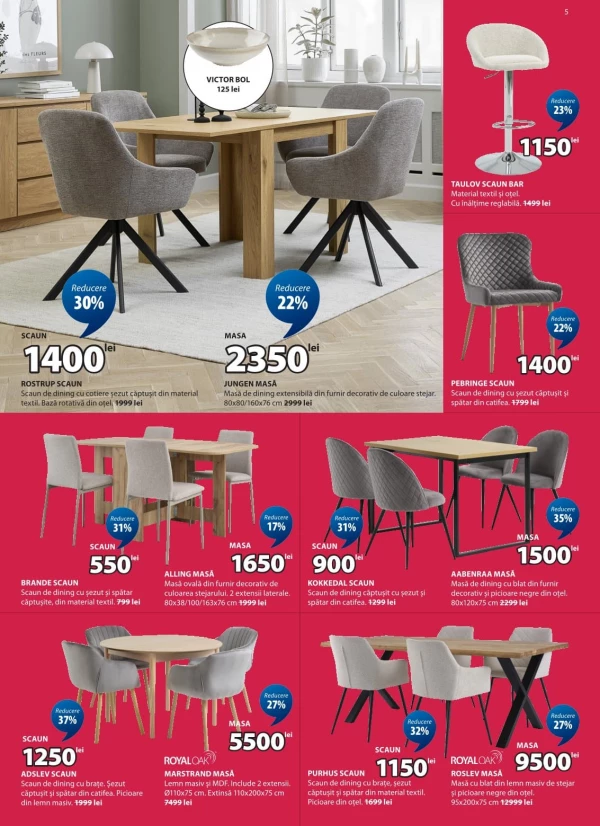 Catalog Jysk - Catalogul cu reduceri, pagina 5: reduceri și oferte 30 iulie - 26 august 2026