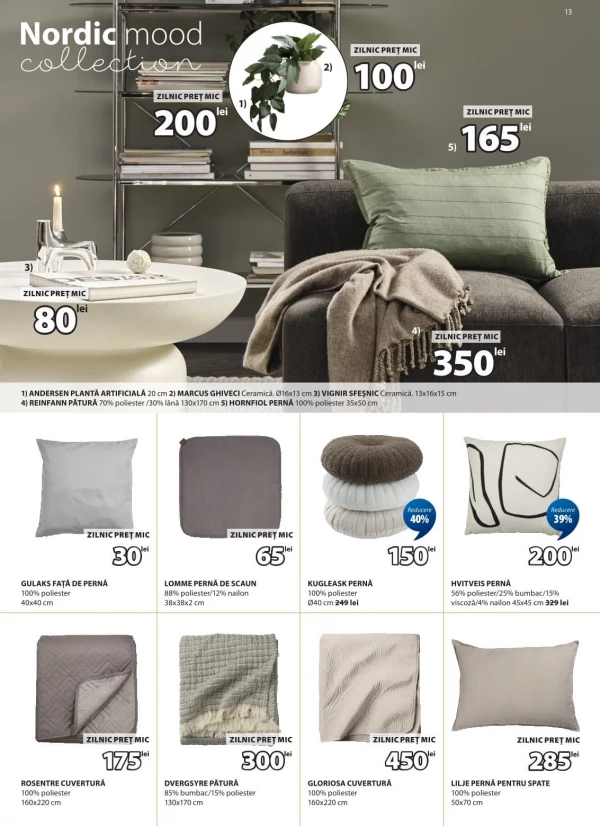 Catalog Jysk - Catalogul cu reduceri, pagina 13: reduceri și oferte 30 iulie - 26 august 2026