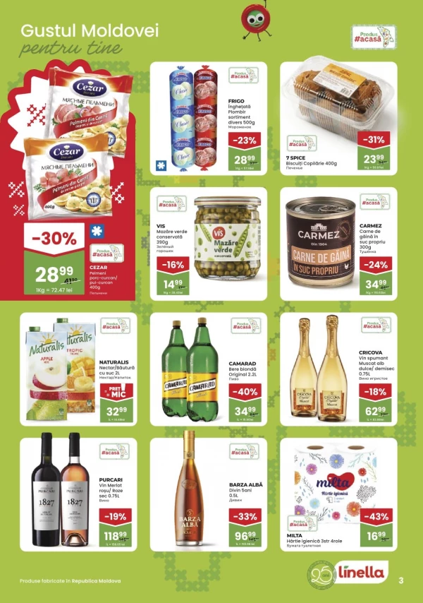 Catalog Linella - Catalogul cu reduceri, pagina 3: reduceri și oferte 30 iulie - 12 august 2026